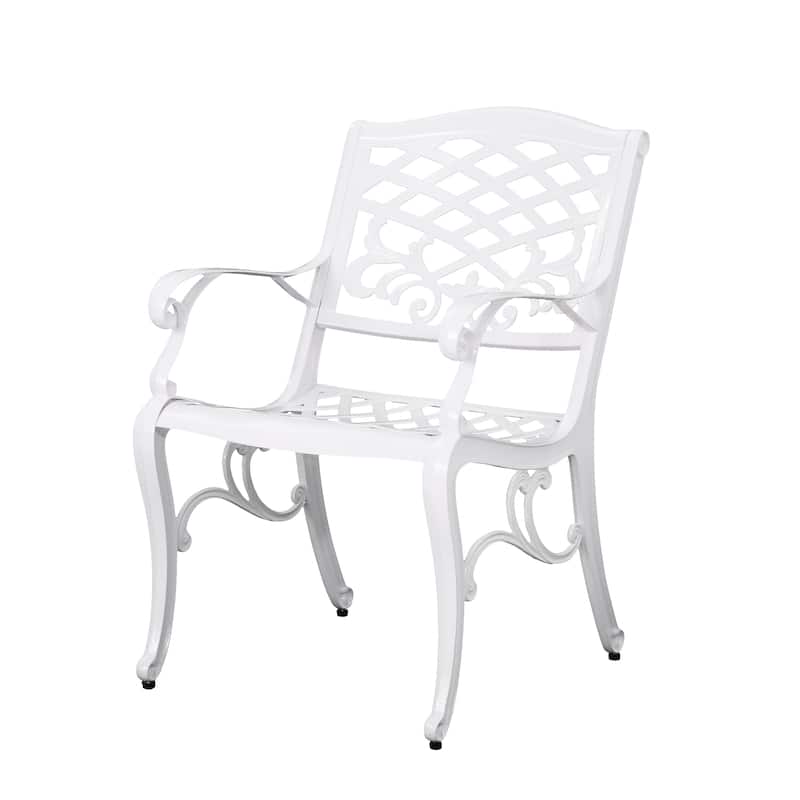 Phoenix Traditional Outdoor 4 Seater Round Cast Aluminum Dining Set by Christopher Knight Home