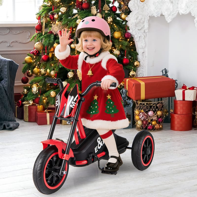 Gymax Kids Tricycle w/Foot Pedals Forward/Backward Steering Handlebars