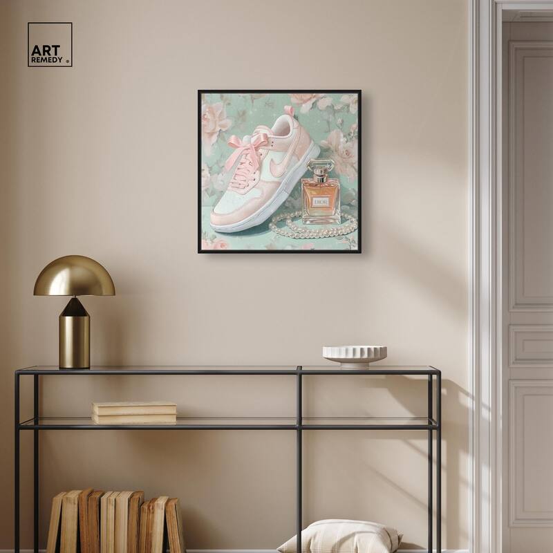 Petite and Cute Sneaker Canvas by Art Remedy