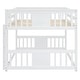 preview thumbnail 6 of 14, Low Bunk Beds Full Over Full Wood Bunk Bed Frame Floor Bunkbed for Kids Toddlers Boys Girls Teens' Bedroom Dorm