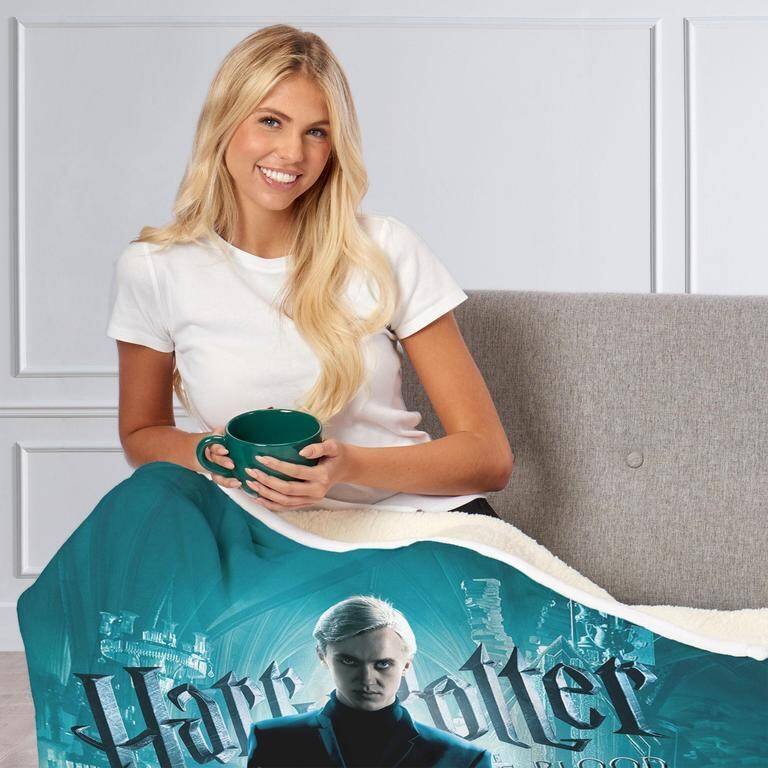 Warner Brothers Harry Potter Silk Touch Sherpa Throw Blanket