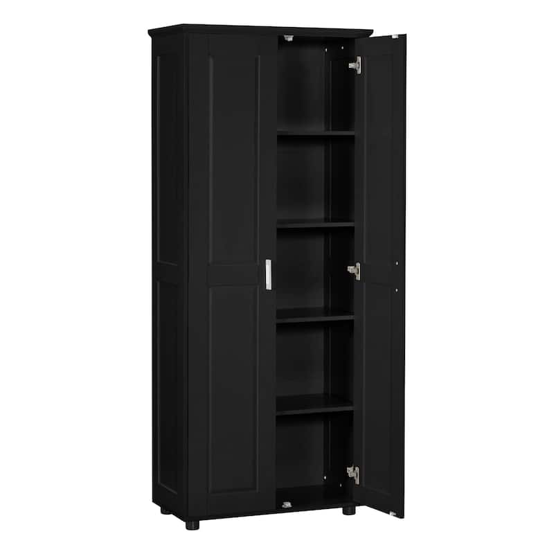 GDF Studio - Karry Modern MDF Storage Cabinet with Two Doors and Adjustable Shelf