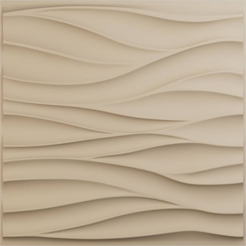 19 5/8"W x 19 5/8"H Ripple EnduraWall Decorative 3D Wall Panel