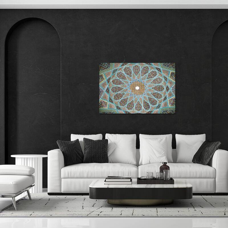 Tomb of Hafez Mosaic Print On Acrylic Glass by Unknown Artist - 24x32x0.25
