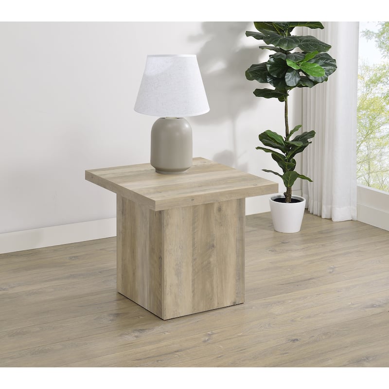 Devar Square Engineered Wood End Table