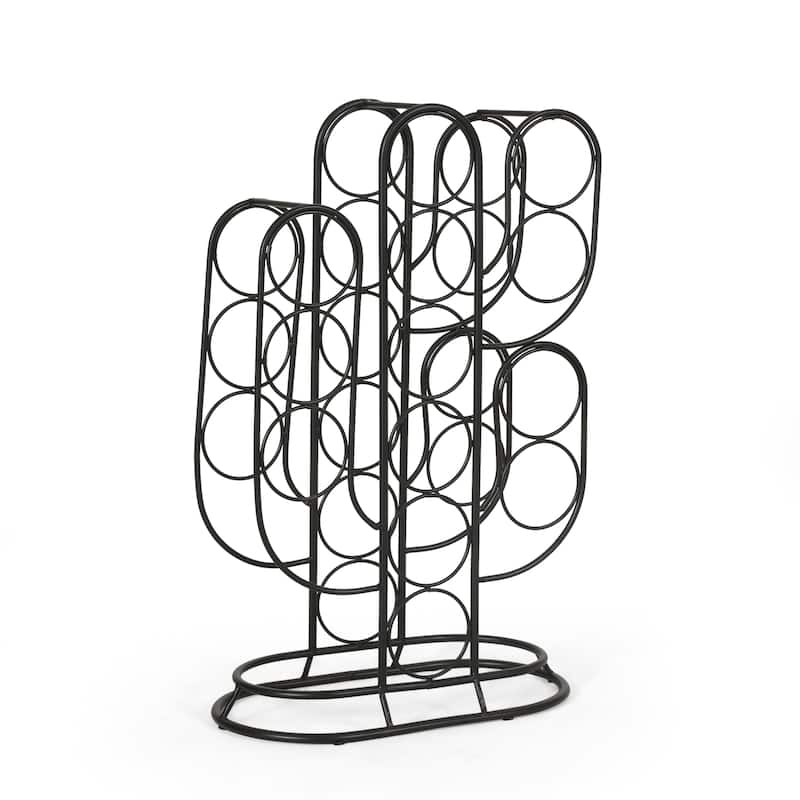 Unique Cactus Shape Iron Wine Rack