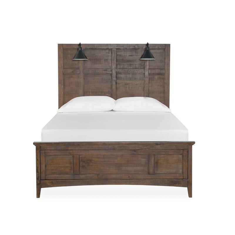 Magnussen Home Bay Creek Toasted Nutmeg Lamp Panel Bed