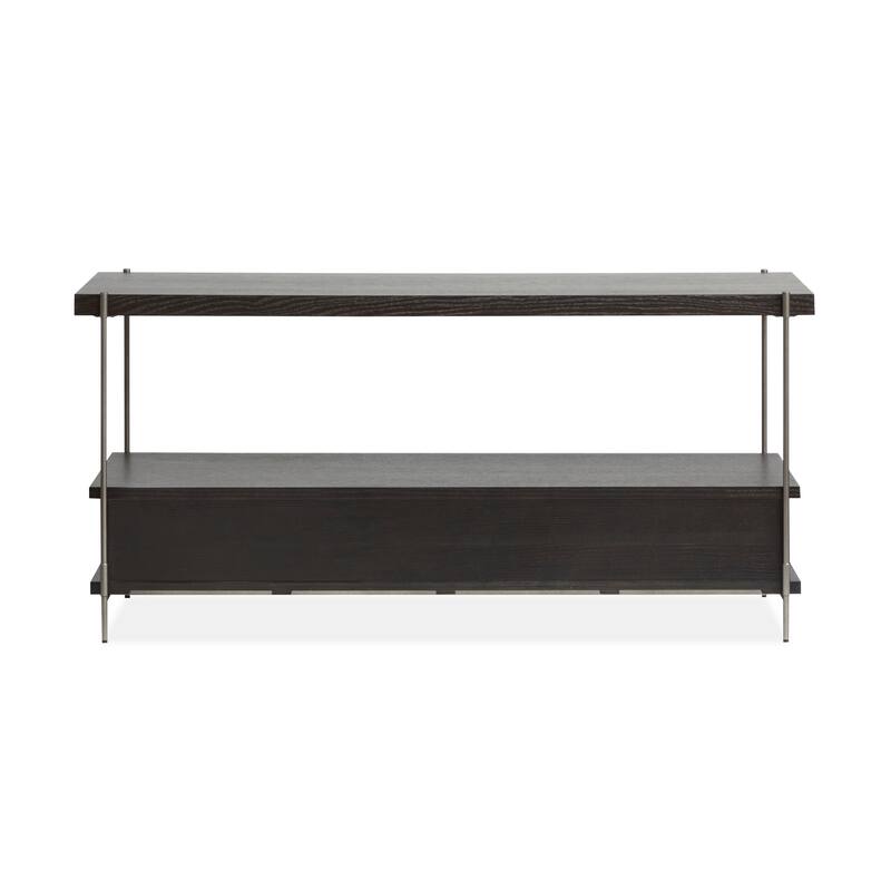 Magnussen Home Spencer Dark Briarsmoke Rectangular Sofa Table - 60''W x 16''D x 28''H