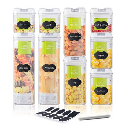 9 Pack Airtight Food Storage Container Set with Lids