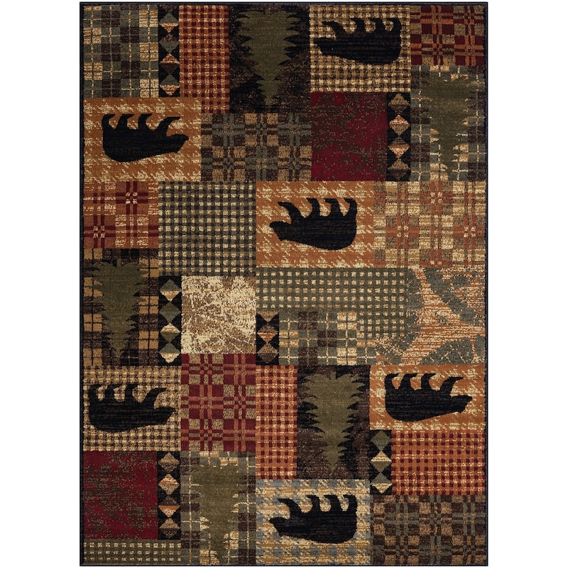 Sunset Valley Scout Multi Lodge Area Rug - 3'11"x5'3"