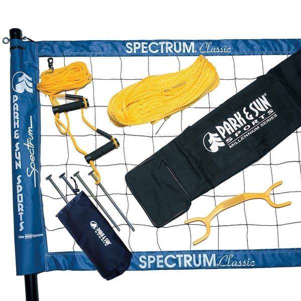 Shop Park Sun Sports Spectrum Classic Volleyball Set Blue Overstock 18778883