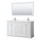 Option White / Carrara Cultured Marble Top / Polished