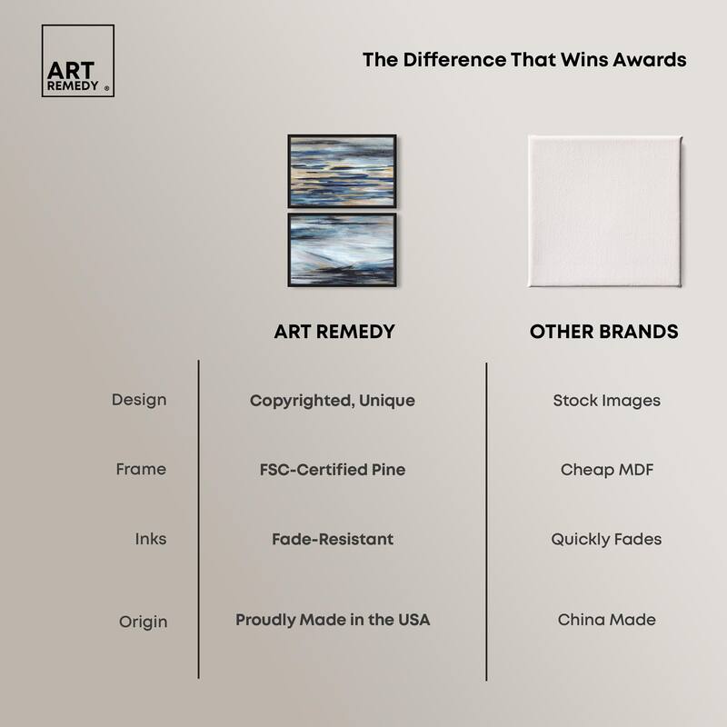 Endless Sea Canvas Set of 2 by Art Remedy