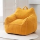 preview thumbnail 32 of 88, Children's Bean Bag Chair,Corduroy Bean Bag Sofa with Armrests Yellow