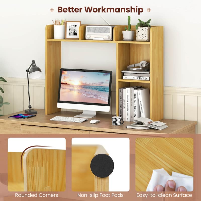 Desktop Organizer Shelf Countertop Display Rack Shelf Desk