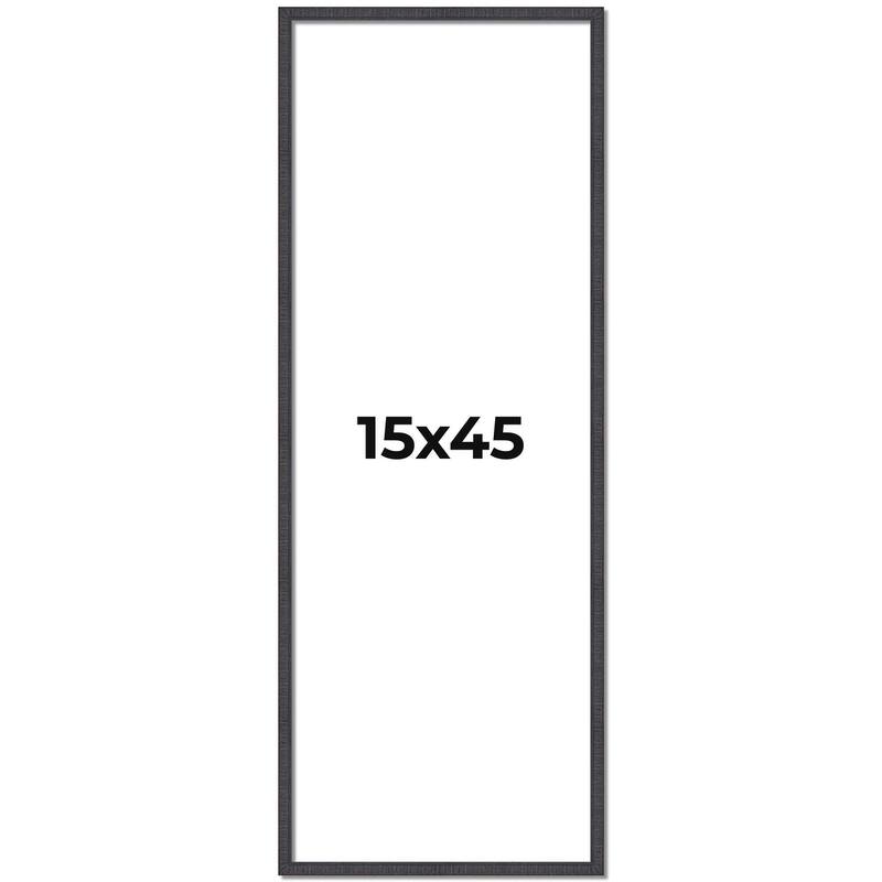 15x45 Frame Brown Picture Frame - Complete Modern Photo Frame Includes