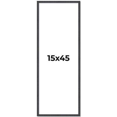 15x45 Frame Brown Picture Frame - Complete Modern Photo Frame Includes
