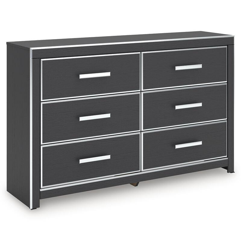 Signature Design by Ashley Ravalori Black Dresser