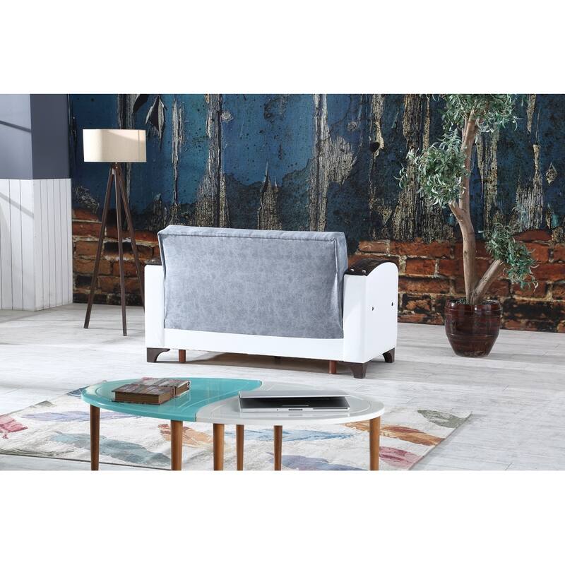 Living Room Convertible Sleeper Loveseat