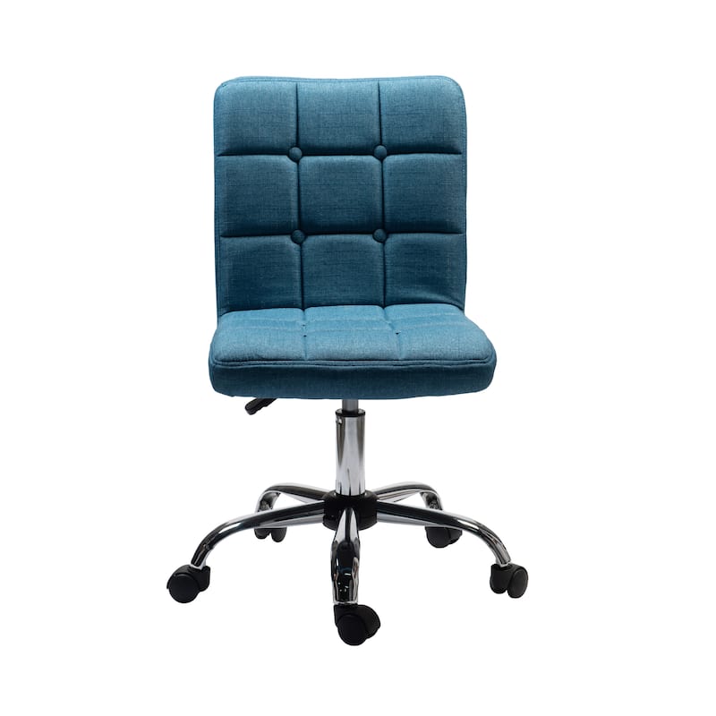 Porthos Home Alice Tufted Fabric Office Chair with Metal Base