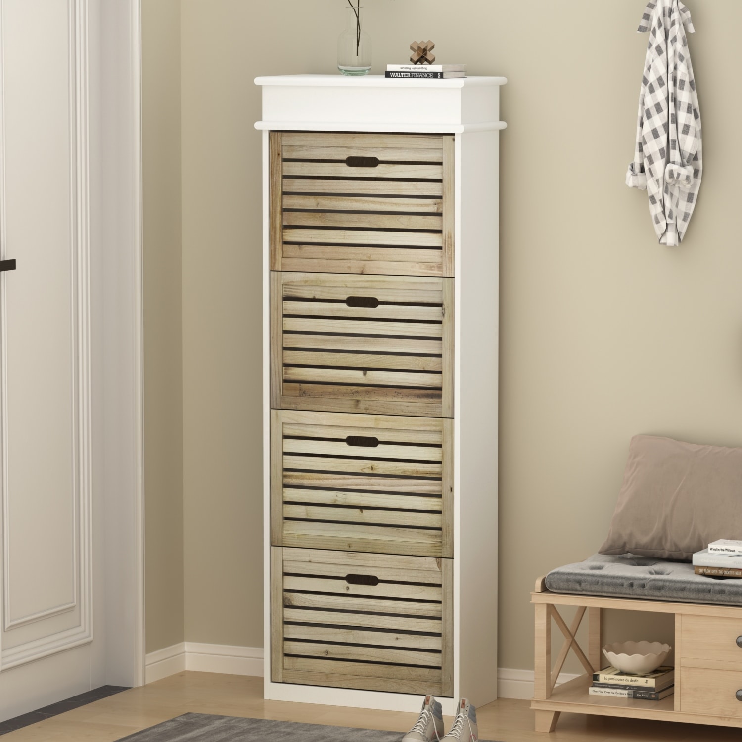 https://ak1.ostkcdn.com/images/products/is/images/direct/6432a3516ef949815d896f464f72f17d74a2d814/16-Pair-Shoe-Rack-Storage-Cabinet-Organizer-with-4-Drawers.jpg