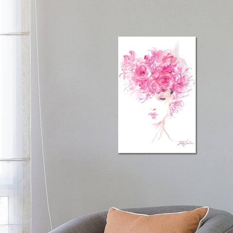 iCanvas "Lady In Pink" by Debi Coules Canvas Print