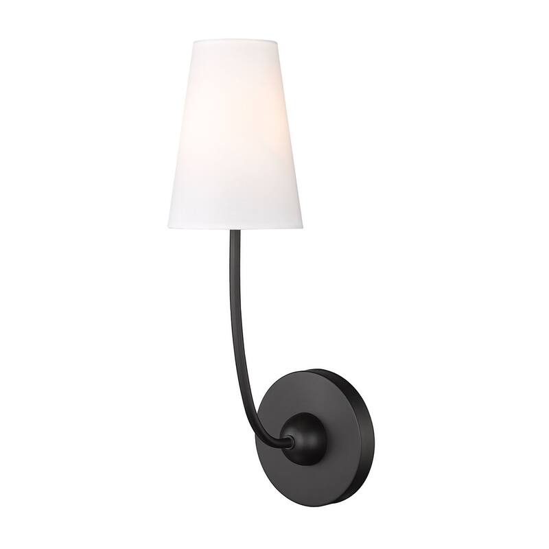 Z-Lite 3040-1S Shannon 17" Tall Wall Sconce - Matte Black