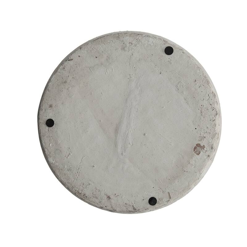 13x13x11" Round Ceramic Vase Distressed Finish with Metallic Sheen