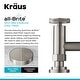 preview thumbnail 97 of 165, Kraus Urbix Industrial Solid Brass Kitchen Faucet