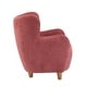 preview thumbnail 31 of 92, Bacho Fabric Wingback Accent Chair by GDFStudio