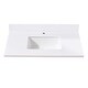 preview thumbnail 22 of 34, Altair Caorle Bathroom Vanity Countertop in Snow White Finish Without Cabinet