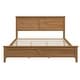 preview thumbnail 35 of 46, Modern White Solid Wood Queen Platform Bed