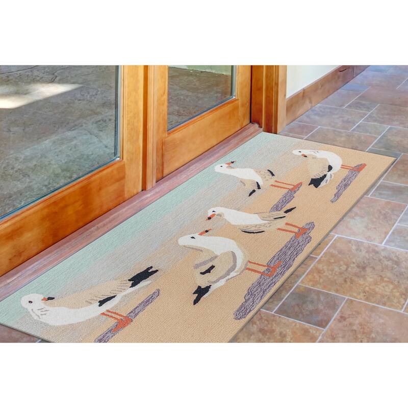 Liora Manne Frontporch Gulls Indoor/Outdoor Rug