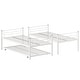 preview thumbnail 35 of 66, VECELO Twin Over Twin Metal Bunk Bed Frame for Kids Teens, Heavy Duty Noise-Free Platform Bed, Storage Space