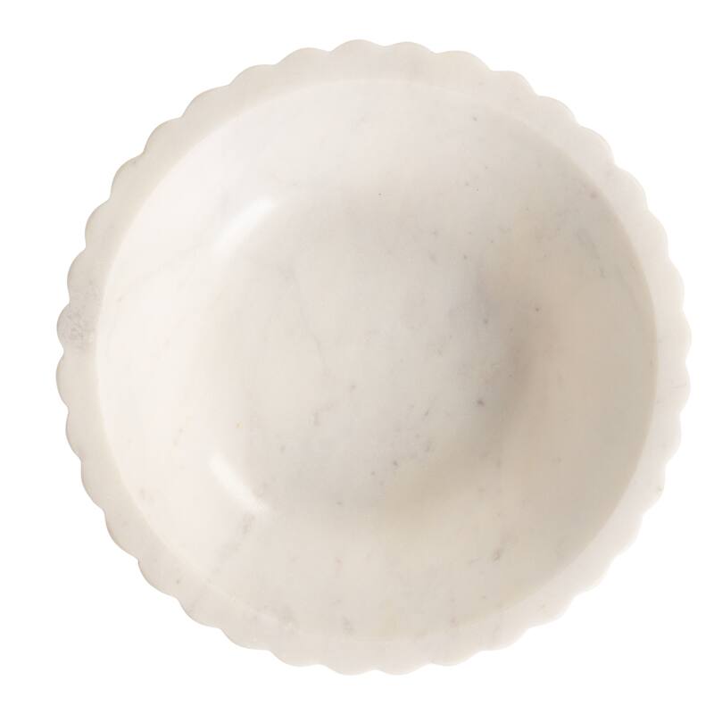 Marble Bowl - 9.0"L x 9.0"W x 2.5"H