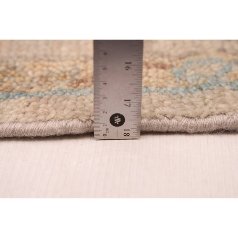 ECARPETGALLERY Hand-knotted Jules Serapi Taupe Wool Rug - 7'10 x 9'10