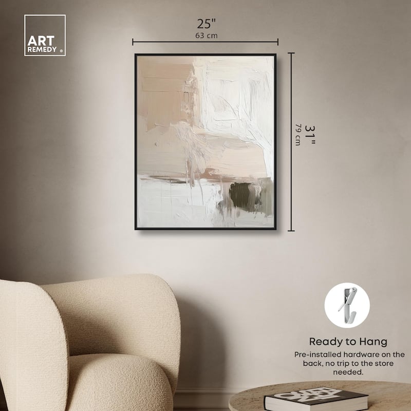 Gentle Strokes of Nature I Canvas by Art Remedy