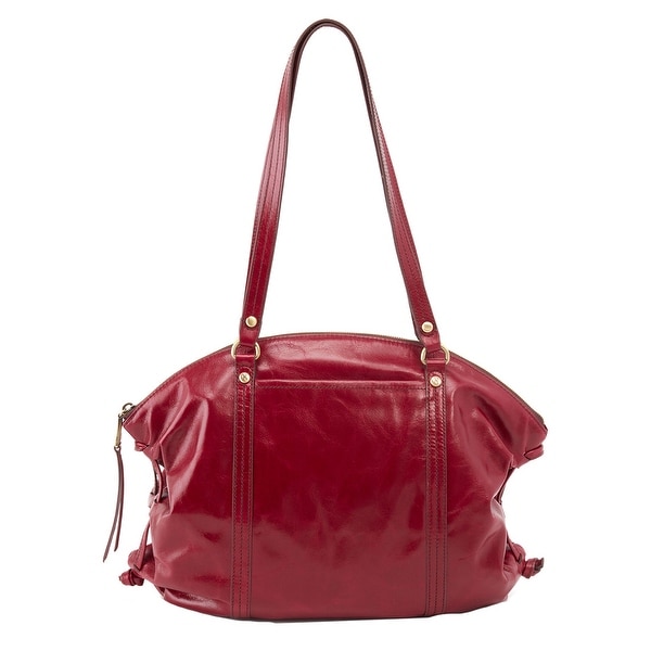 hobo flourish leather shoulder bag