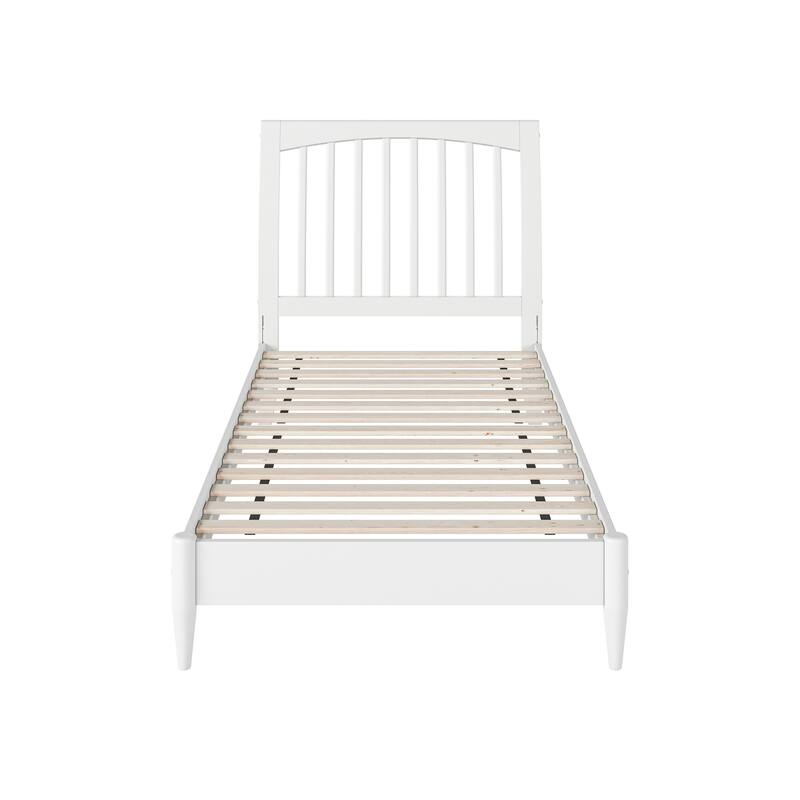 Orleans Solid Wood Low Profile Sleigh Platform Bed