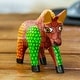 preview thumbnail 2 of 3, Novica Handmade Delightful Donkey Wood Alebrije Figurine