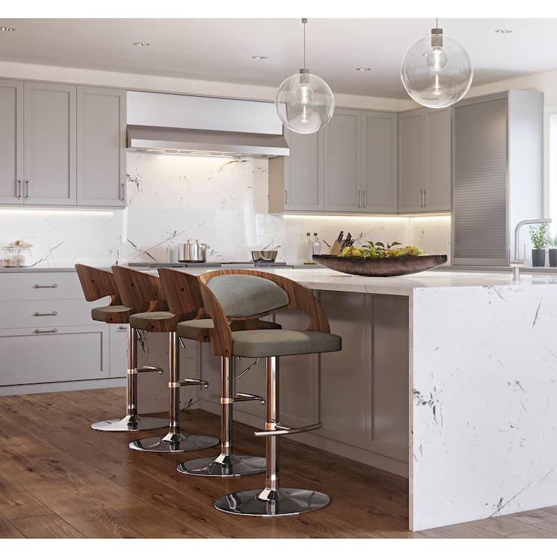 Carson Carrington Visby Adjustable Barstool with Swivel N/A On Sale Bed Bath & Beyond