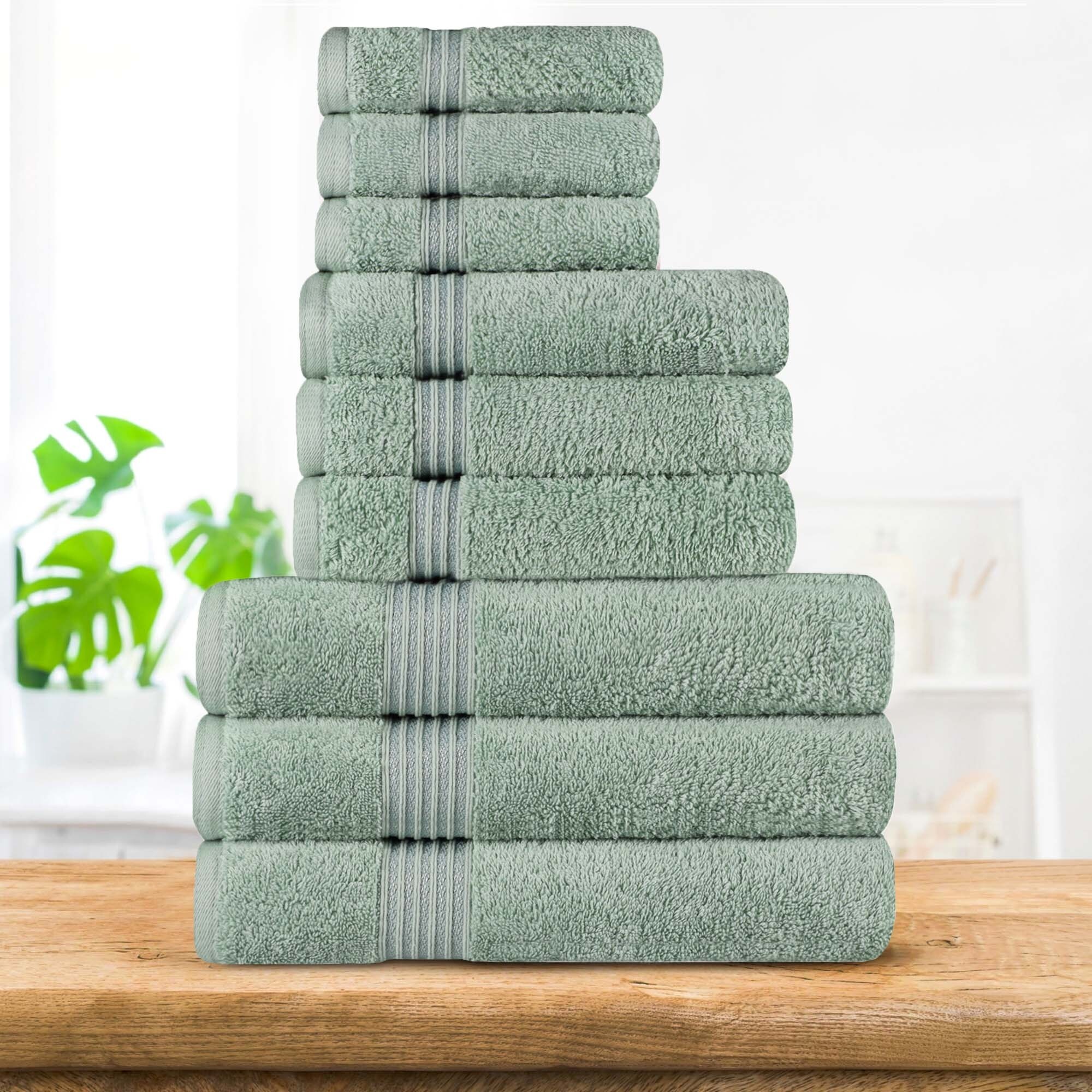 Superior Heritage Egyptian Cotton Heavyweight Bathroom Towel Set