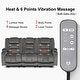 preview thumbnail 57 of 58, MCombo Power Reclining Loveseat Sofa with Heat and Massage, Fabric PR648