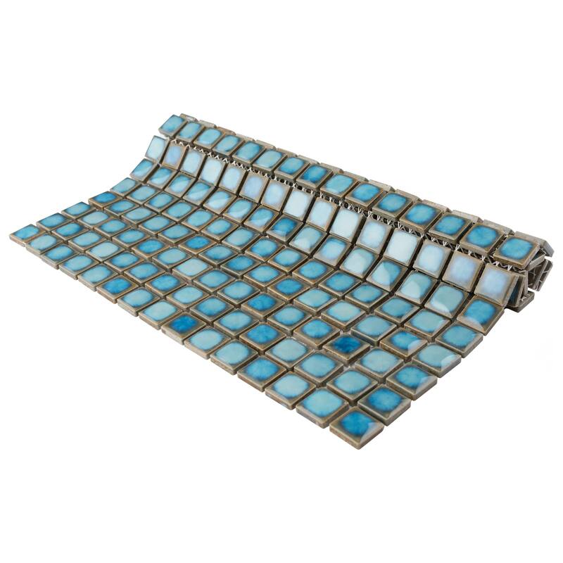 Merola Tile Hudson Edge Marine 12-1/4" x 12-1/4" Porcelain Floor and Wall Tile
