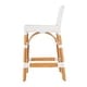 preview thumbnail 13 of 63, Serienna 24.5"H Seat Rattan Low Back Counter Stool