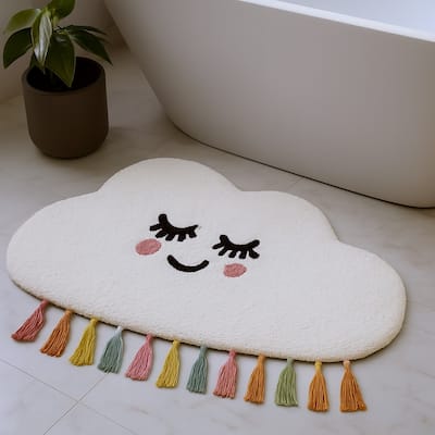 HomeRoots Juvenile/Youth Contemporary Novelty Area Rug - 40.00 in. x 24.00 in. x 0.30 in.