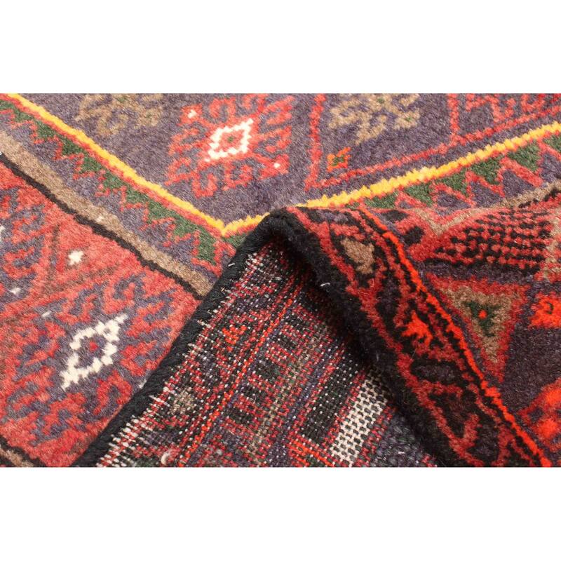 ECARPETGALLERY Hand-knotted Andelz Red Wool Rug - 4'2 x 6'4