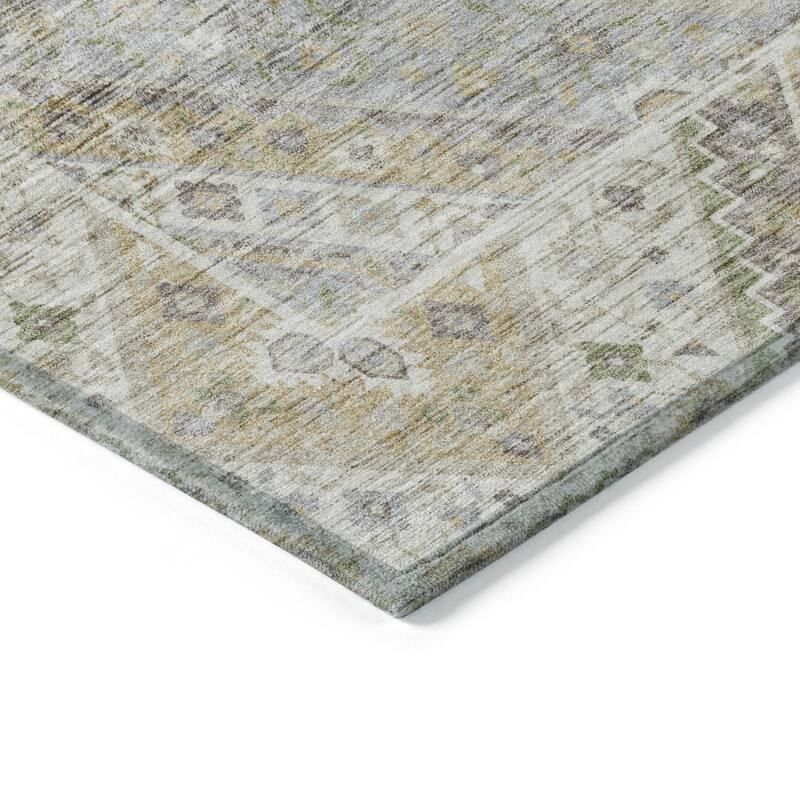 Machine Washable Indoor/Outdoor Traditional Ali Chantille Rug