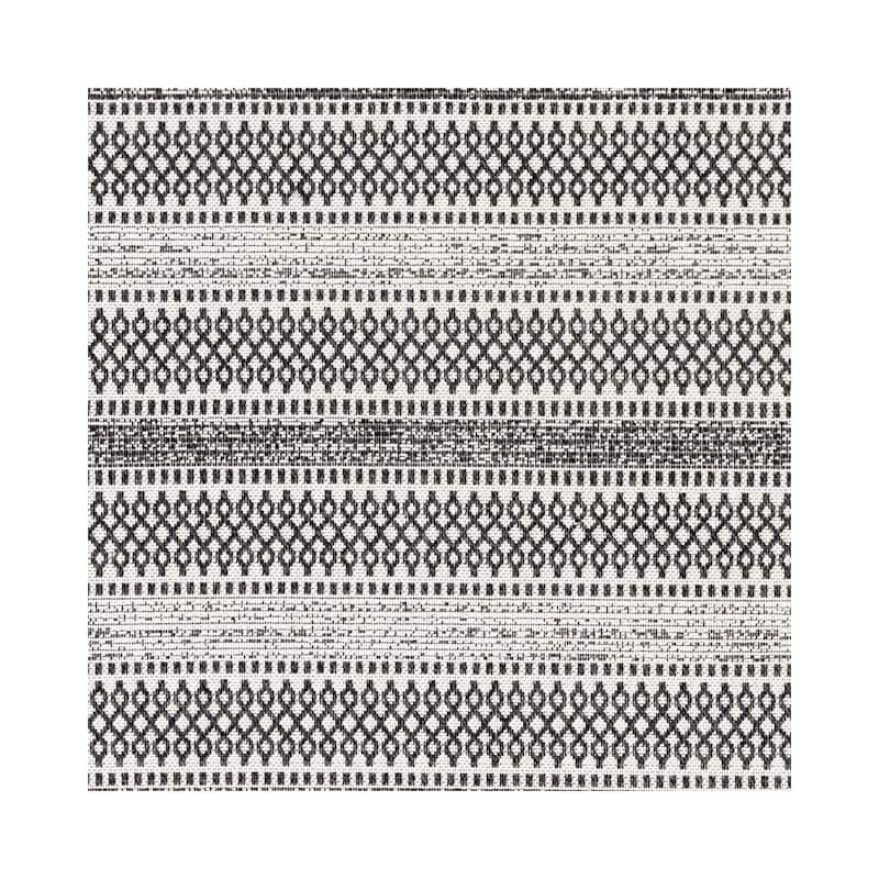 Livabliss La Casa Moroccan Stripe Cotton Area Rug