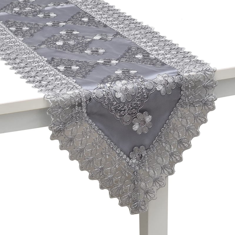 Shop LC Polyester Table Runner with Lace Mothers Day Gifts for Mom